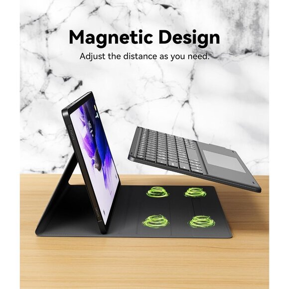 keyboard case for Samsung Galaxy Tab S9 plus 7 Color Magnetic Pen Holder touchpa - Picture 6 of 9